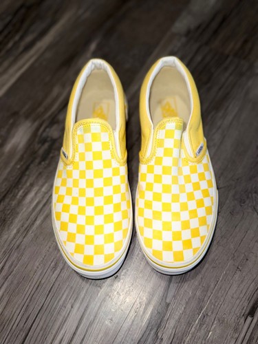 Classic yellow white - yellow, checkered